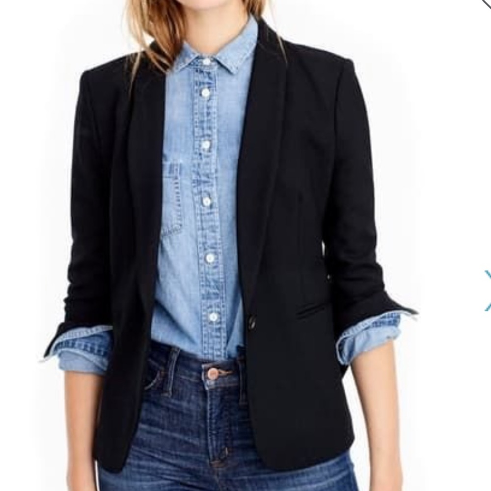 J. Crew black blazer